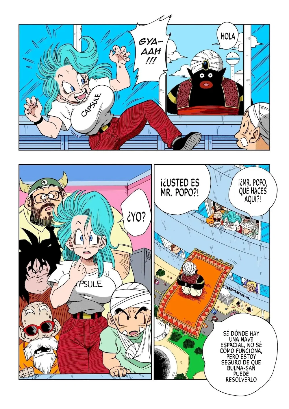 Sexo en la nave misteriosa - Bulma y Mr. Popo | xKomics