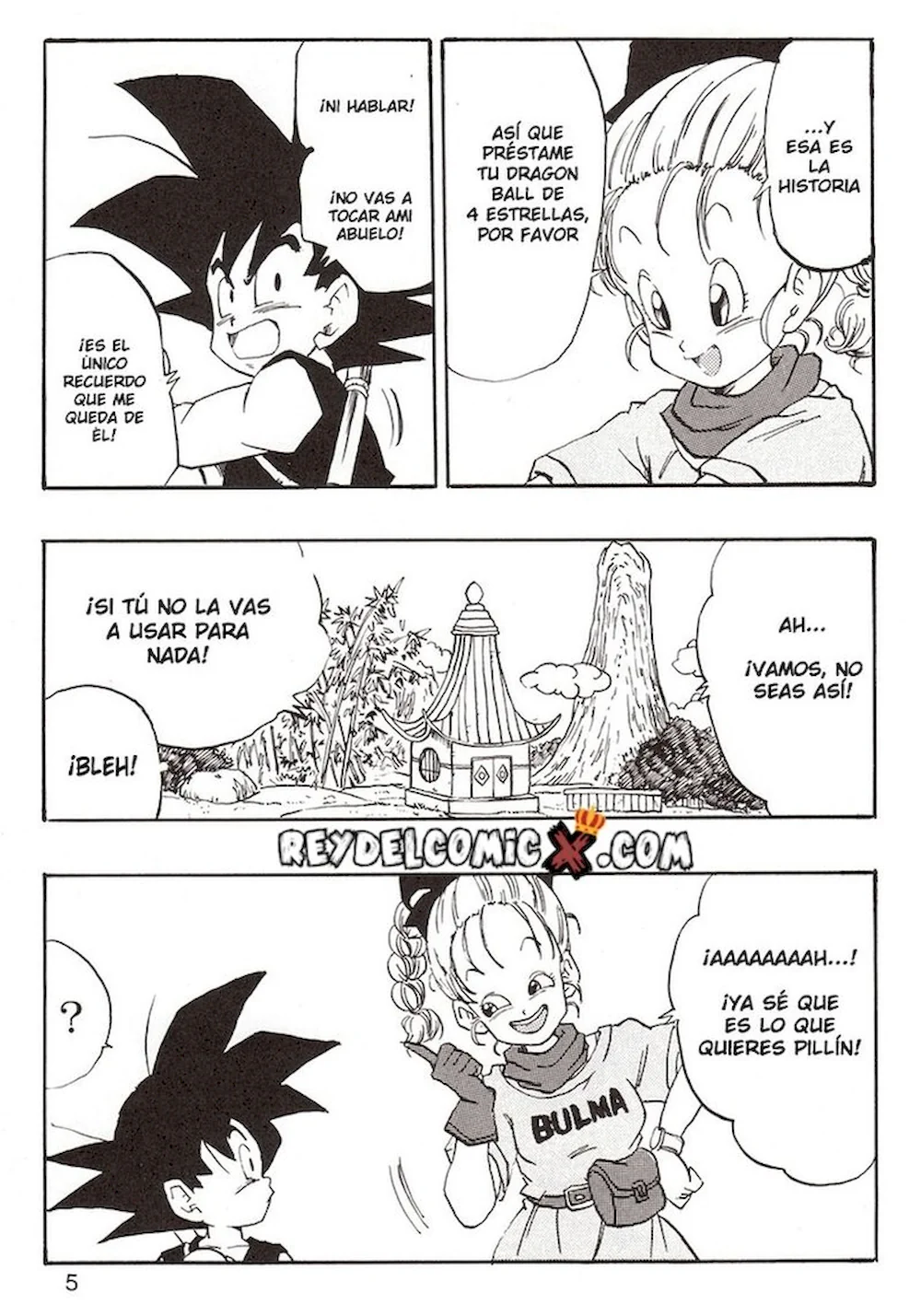 Comic porno de bulma y goku pequeño