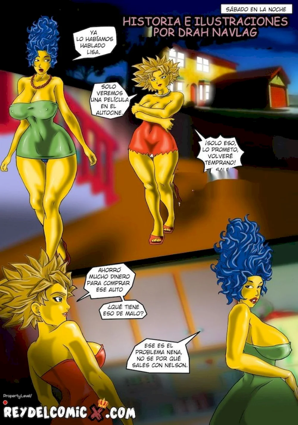 Marge y Lisa - Mini Historia xKomics.com - Comics Porno Gratis
