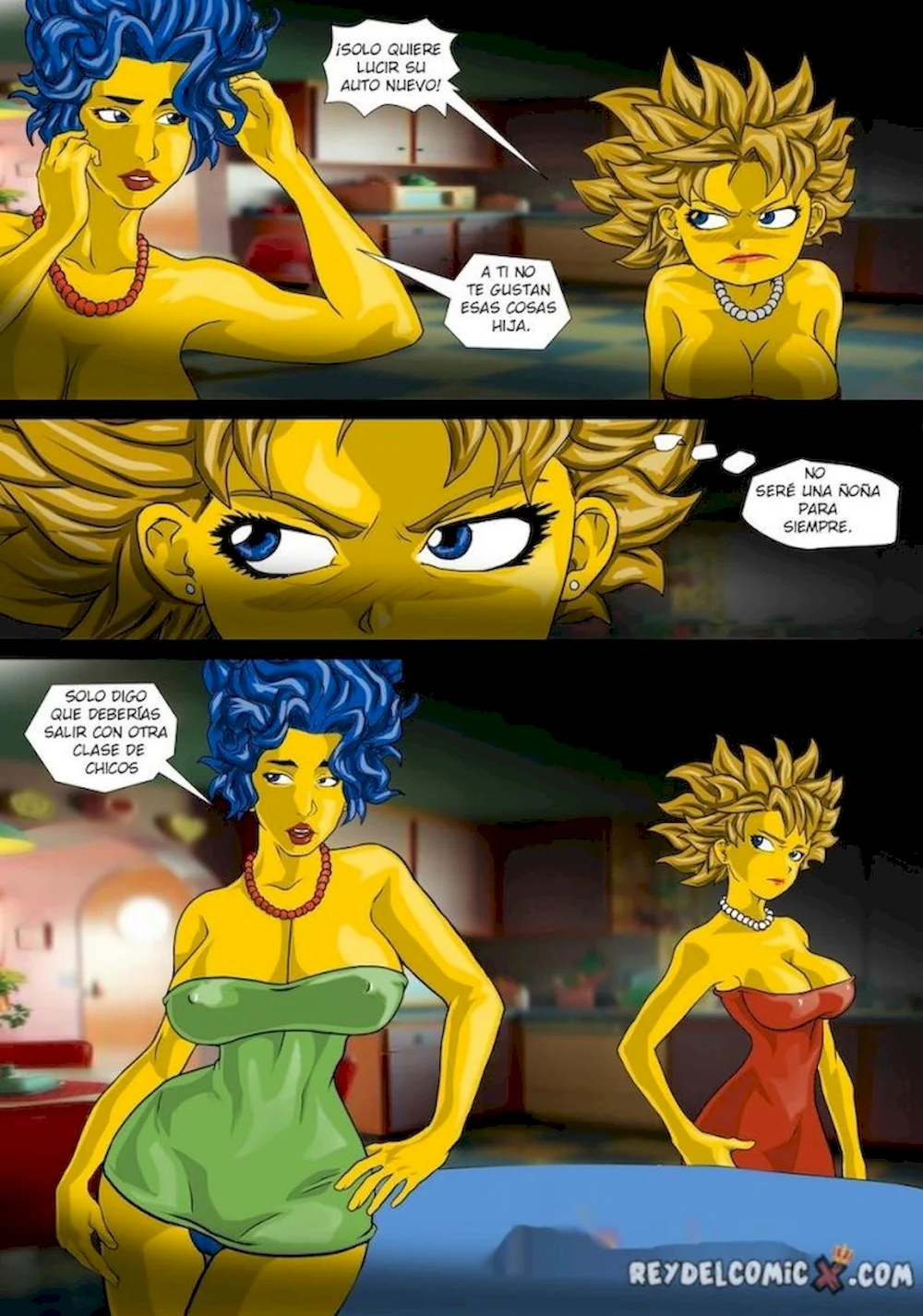 Marge y Lisa - Mini Historia xKomics.com - Comics Porno Gratis
